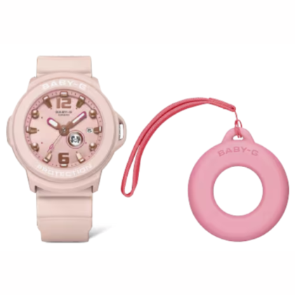 Casio Baby-G BGA-15K-4ADR Pink Resin Band Analog Women Watch